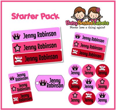 Punk Princess Starter Labels Pack