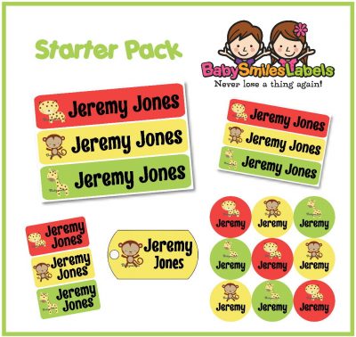 Safari Boy 3 Starter Labels Pack