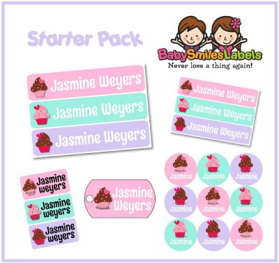 Cupcakes Starter Labels Pack