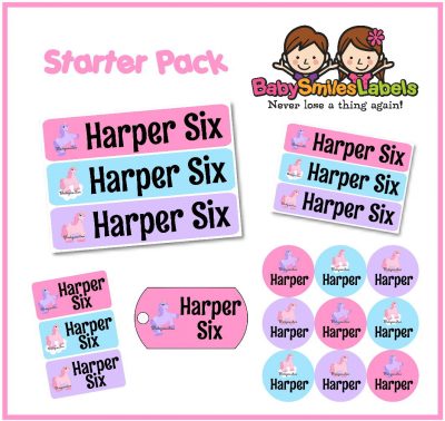 Unicorns Starter Labels Pack