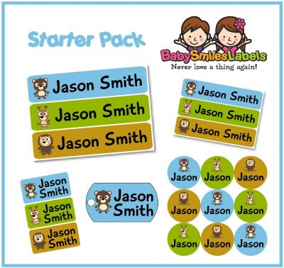 Woodland Friends 2 Starter Labels Pack