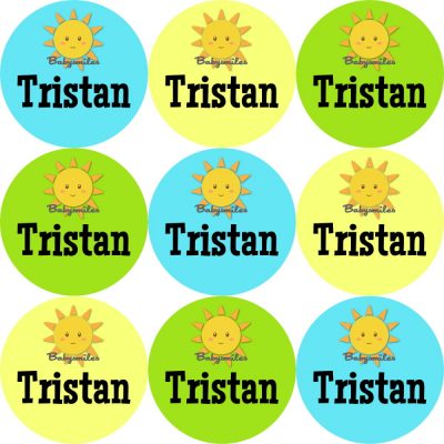 Sunny Days Shoe Label