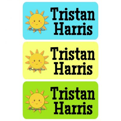 Sunny Days Clothing Tag Labels
