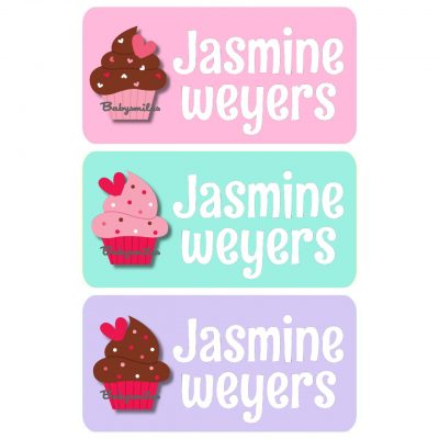 Cupcakes Clothing Tag Labels