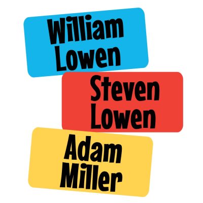 Peel & Stick Labels - Design your Own Colors