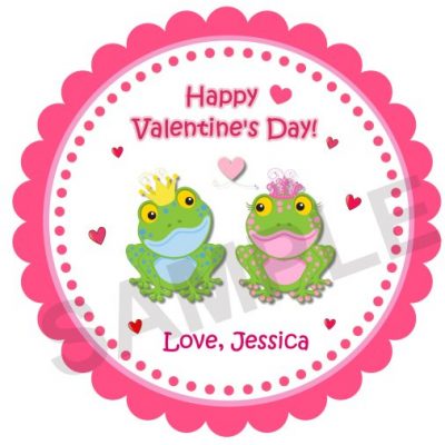 Valentine's Day Lovers Personalized Stickers