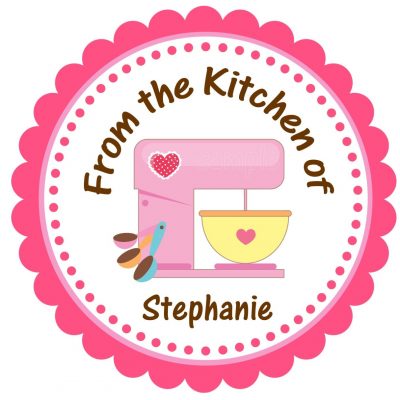 Valentine's Day Kitchen Personalized Stickers