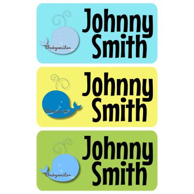 Whales Clothing Tag Labels