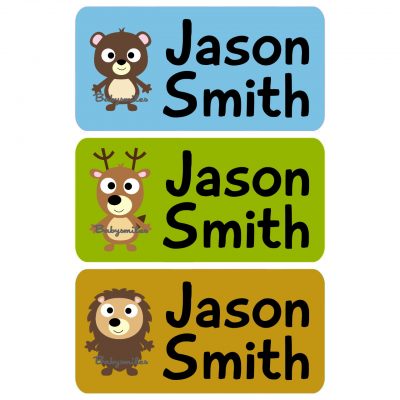 Woodland Friends 2 Clothing Tag Labels