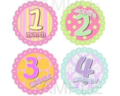 Harmony - Sweet Dots Monthly Photo Stickers