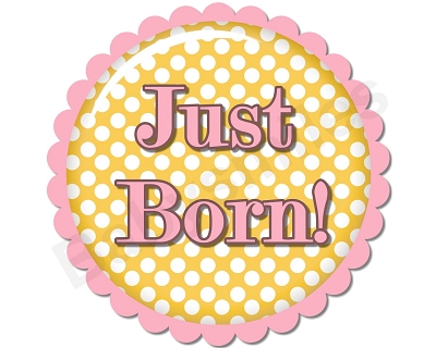 Iris - Super Sweet Polka Dots Monthly Photo Stickers