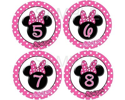 Kira - Sweet Minnie Monthly Photo Stickers