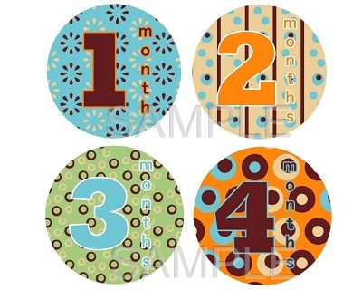 Andrew - Colorful Life Monthly Photo Stickers