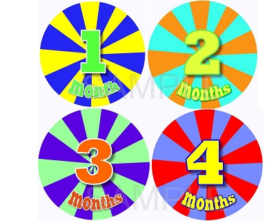 Peyton - Superman Monthly Photo Stickers