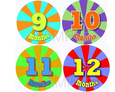 Peyton - Superman Monthly Photo Stickers