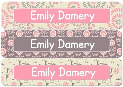 Emily Rectangle Personalized Stickers