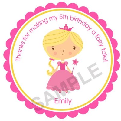 Little Cute Princess Stickers Personalized Stickers