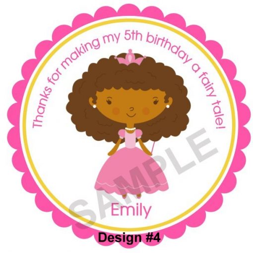Little Cute Princess Stickers Personalized Stickers
