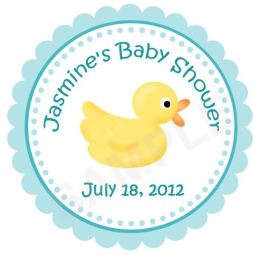 Baby Ducks Personalized Stickers