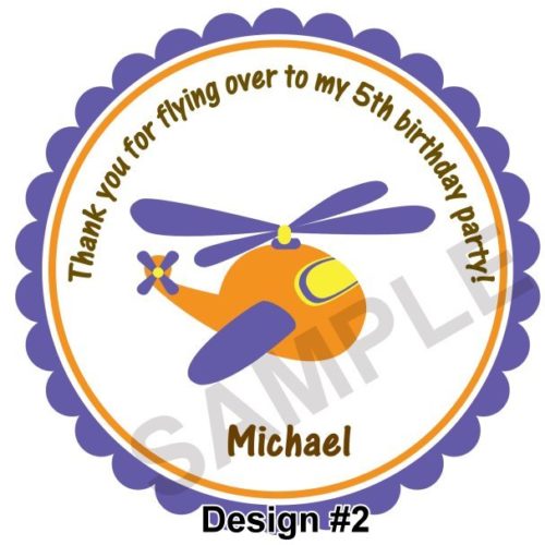 Airplanes Personalized Stickers