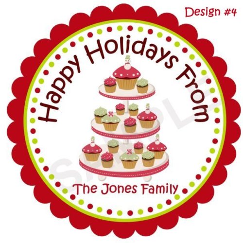 Gingerbread Cookie Personalized Stickers