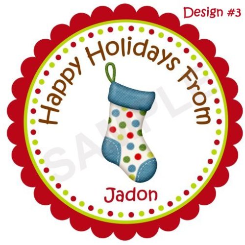 Stockings Personalized Stickers