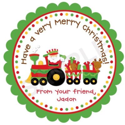 Choo Choo Train Personalized Stickers