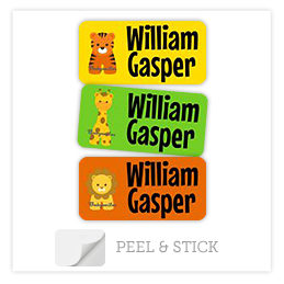 Theme Peel & Stick Clothing Labels