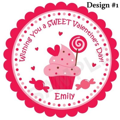 Valentine's Day Sweet Treats Personalized Stickers